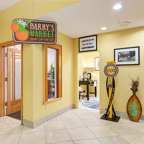 Barry's Market and Business Center Entry
