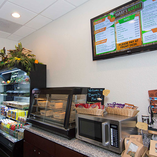 Barry's Market, Grab and Go Convenience Market in Lobby